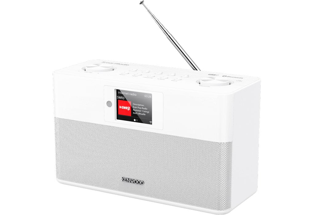 Kenwood Cr-M100s Smart Radio Mit Dab+, Grosses Farbdisplay, Wifi Blanco