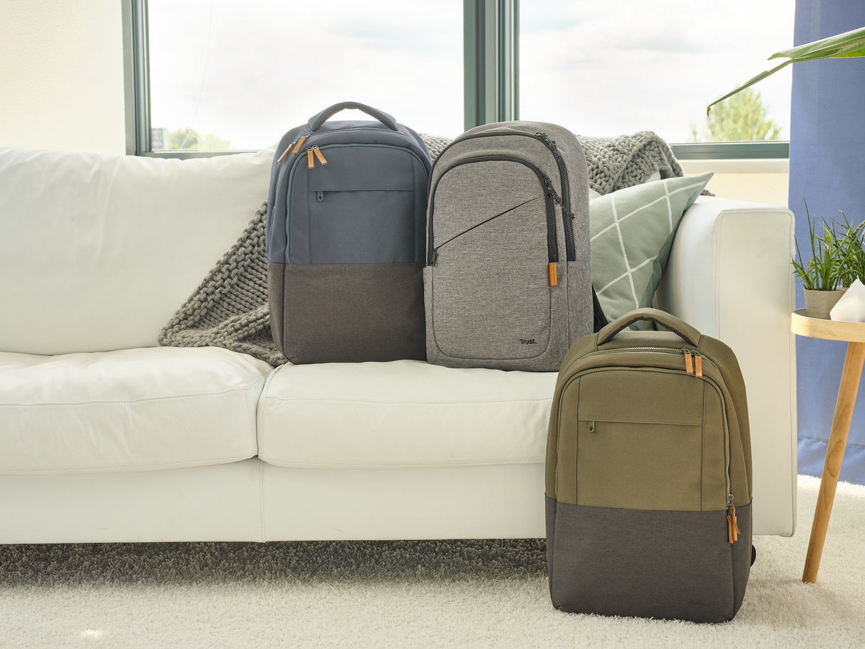 Mochila  Trust Avana 40,6 Cm (16") Gris