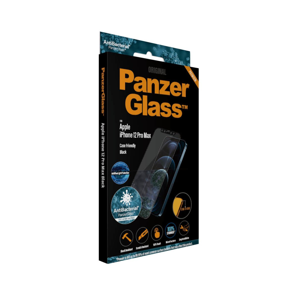 Panzerglass Anti-Blue Light Vidrio Protector De Pantalla Apple Iphone 12 Pro Max - Edge-To-Edge