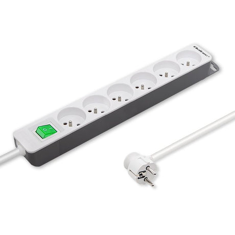 EAN 5901878502922 - Qoltec 50292 base múltiple 1,8 m 6 salidas AC Interior Blanco imagen 1