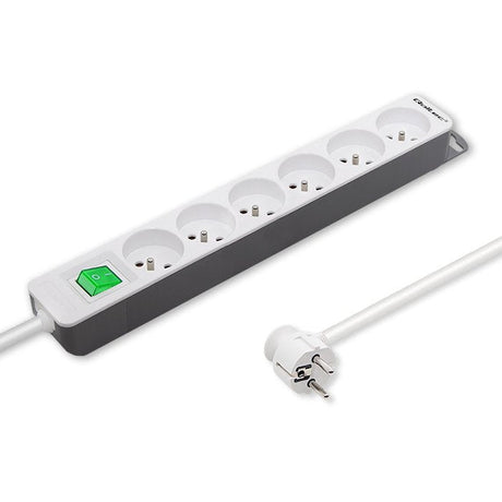 EAN 5901878502922 - Qoltec 50292 base múltiple 1,8 m 6 salidas AC Interior Blanco imagen 1