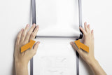 Duraframe Wallpaper A3 Marco Informativo Negro