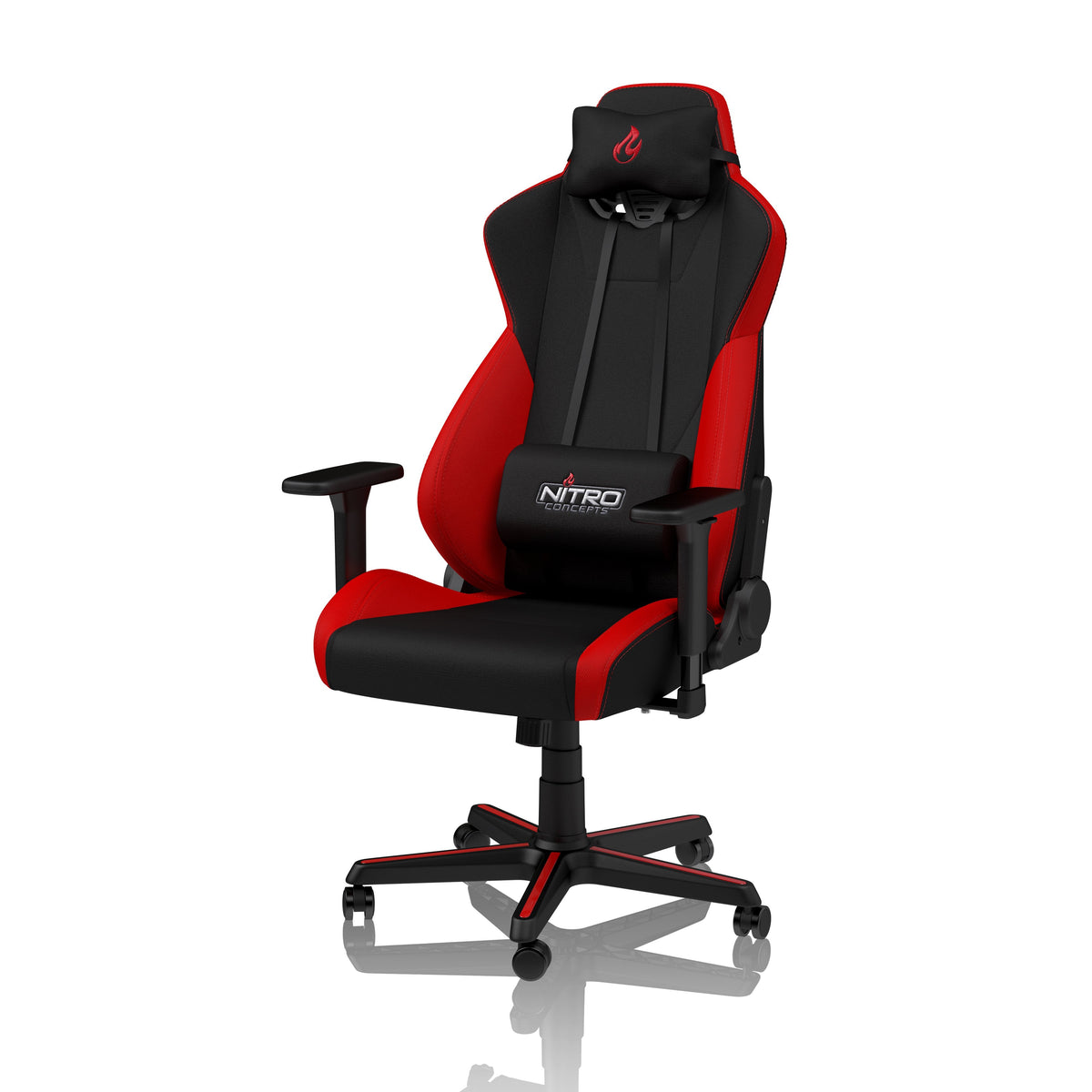 Nitro Concepts S300 Gaming Silla - Inferno Rojo