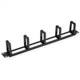 Value 19-Zoll-Frontplatte, 5 Cablesen Typ C, Cabledurchfhrung, Schwarz