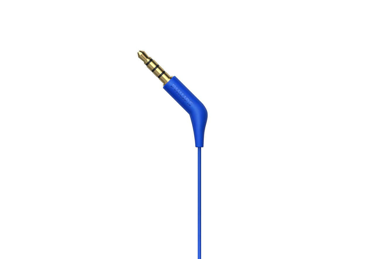 Auriculares Intrauditivos Philips Tae1105bl Con Micrófono Jack 3.5 Azules