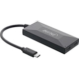 Inline® Usb 3.2 Gen.1 Otg Hub, Usb Typ-C A 2 Port Typ-C And 3 Port Typ-A,  With 5v/3a Power Supply, Black