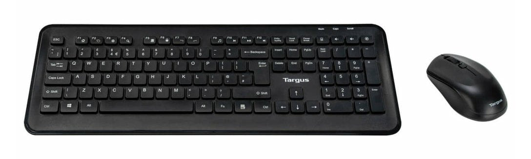 Targus Juego De Teclado Y Ratón Combo Full Size Inalámbrico 2.4 Ghz Qwerty Reino Unido Negro