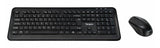 Targus Juego De Teclado Y Ratón Combo Full Size Inalámbrico 2.4 Ghz Qwerty Reino Unido Negro