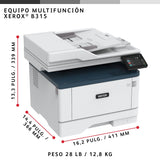 Impresora Multifunción Xerox B315, B315v/Dni