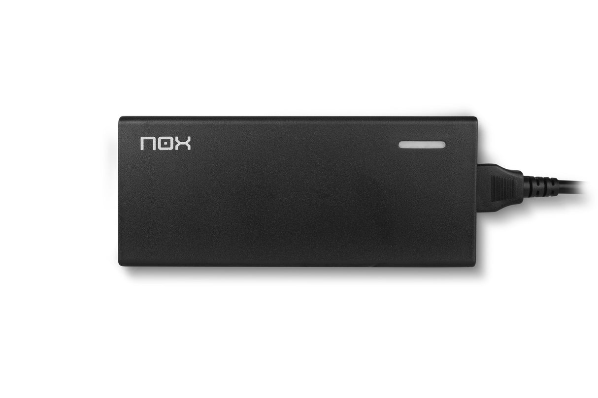 Nox Cargador Universal Port 90w Automatico Para Notebook  / 10 Conectores / Toma Usb Nxpwr90nb