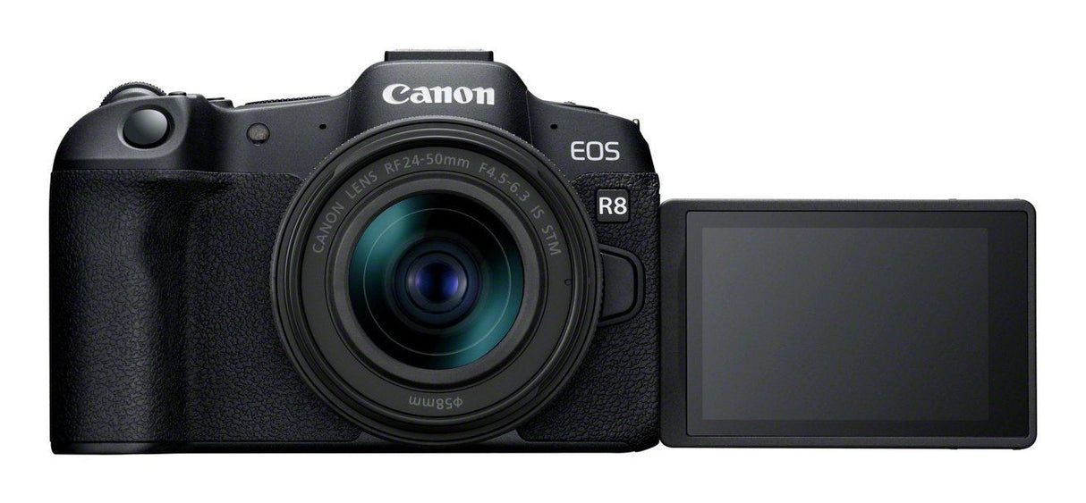 Camara Reflex Canon Eos R8 + Rf 24 50 F4.5 6.3 Is Stm 24.2mpx Negro