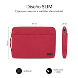 Funda Subblim Urban Laptop Sleeve Para Portátiles Hasta 15.6'/ Rojo