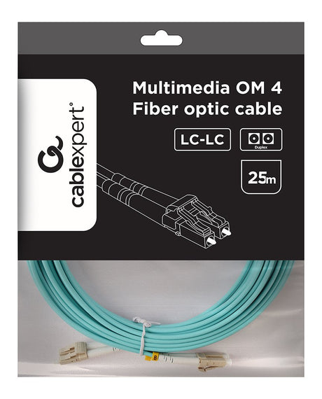 EAN 8716309131551 - Gembird CFO-MDOM4-LC/LC-25M Cable de fibra óptica e InfiniBand LC/UPC Color aguamarina imagen 4