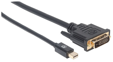 EAN 0766623152150 - Manhattan 152150 adaptador de cable de vídeo 1,8 m Mini DisplayPort DVI-D Negro imagen 2
