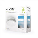 Netatmo Nsa-De Detector De Humo Inteligente Detector Fotoeléctrico De Reflexión Interconectables Conexión Inalámbrica