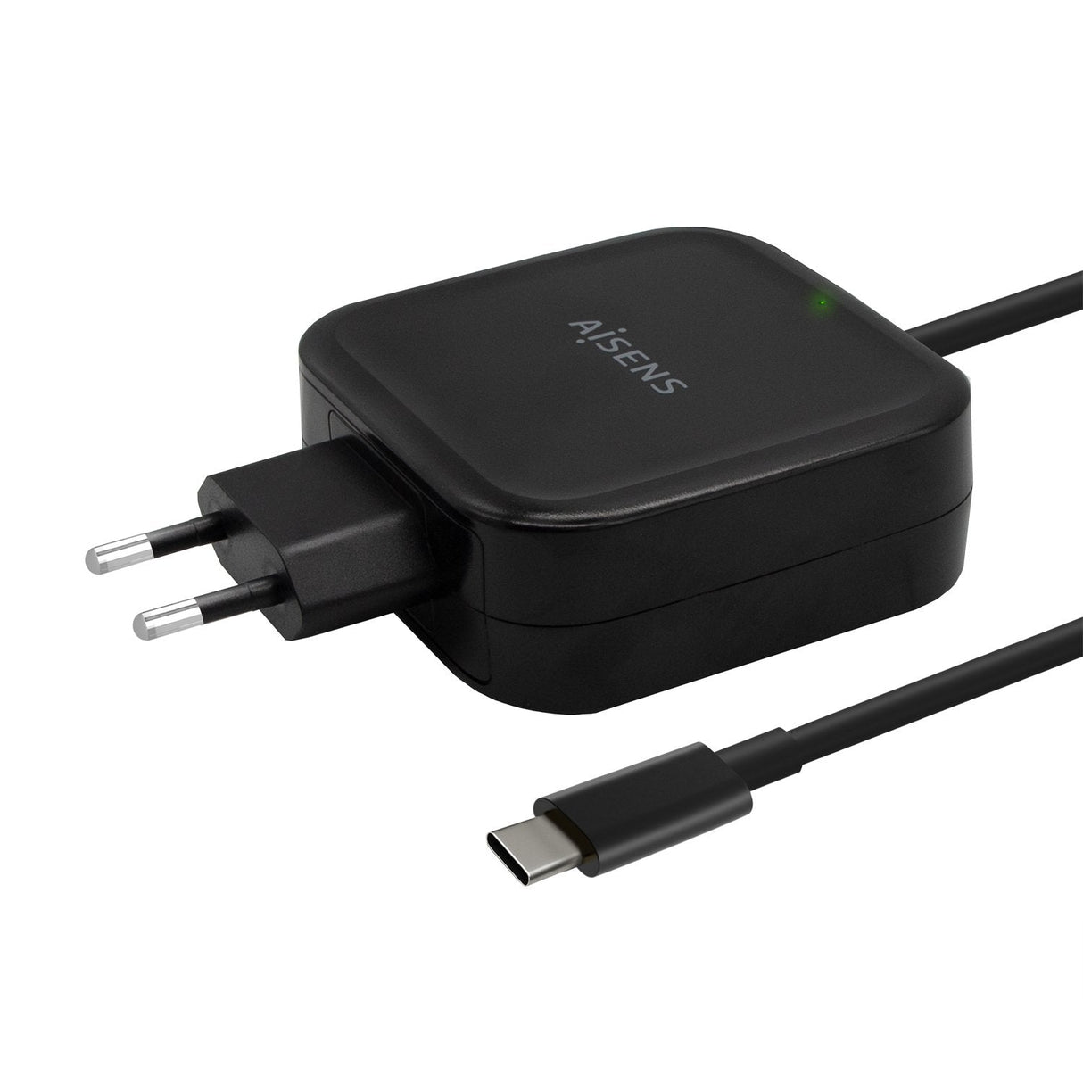 Aisens Cargador 65w Pd3.0 Qc3.0 1xusb-C 1.2m - Negro