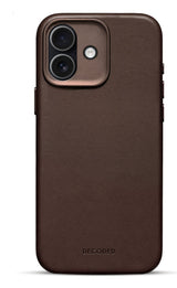 Decoded Leather Backcover Iphone 17 Chocolate Brown