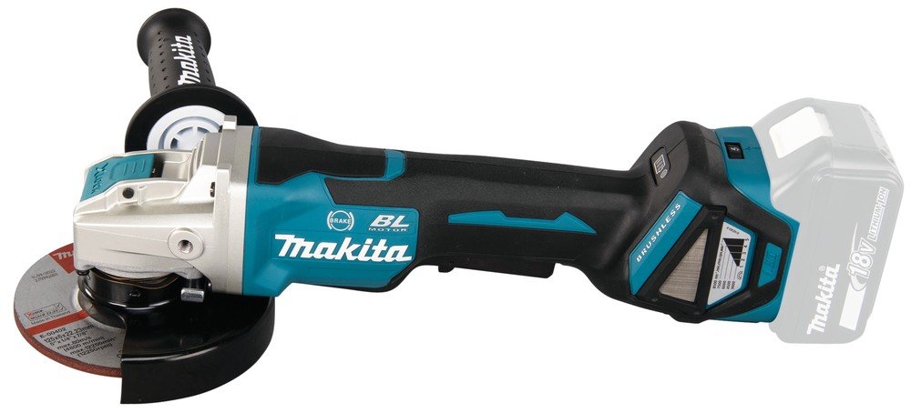 Makita Dga519z Miniamoladora Bl 18v Lxt 125 Mm X-Lock/Solo, Sin Batería Y Sin Cargador, 18 V