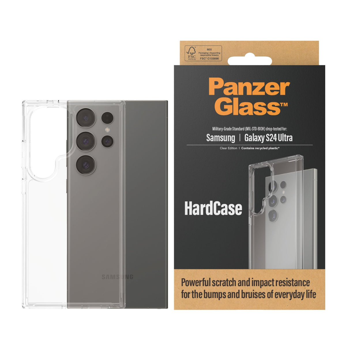 EAN 5711724012150 - PanzerGlass ® HardCase Transparent Samsung Galaxy S24 Ultra funda para teléfono móvil Transparente imagen 2