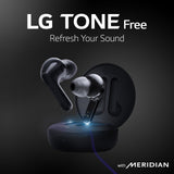 Lg - Auriculares Bluetooth True Wireless Negro - Hbs-Fn6 - Bluetooth 5.0 - Garantía 2 Años.