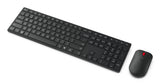 EAN 0195892125426 - Lenovo 4X31S04810 teclado Ratón incluido Oficina RF Wireless + Bluetooth Inglés de EE. UU. Negro imagen 3