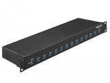 EAN 4043619640393 - DeLOCK 64039 hub de interfaz USB 3.2 Gen 1 (3.1 Gen 1) Type-B 5000 Mbit/s Negro imagen 1