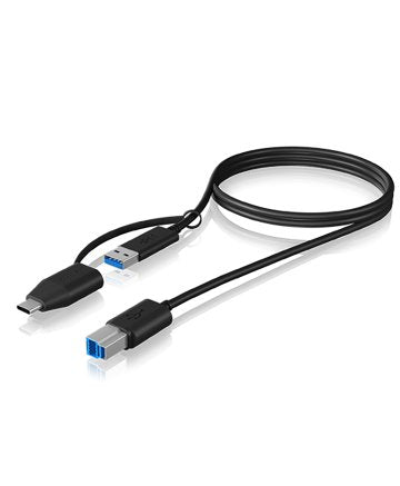 EAN 4250078171423 - ICY BOX IB-CB032 cable USB USB 3.2 Gen 1 (3.1 Gen 1) 1 m USB B USB A Negro imagen 4