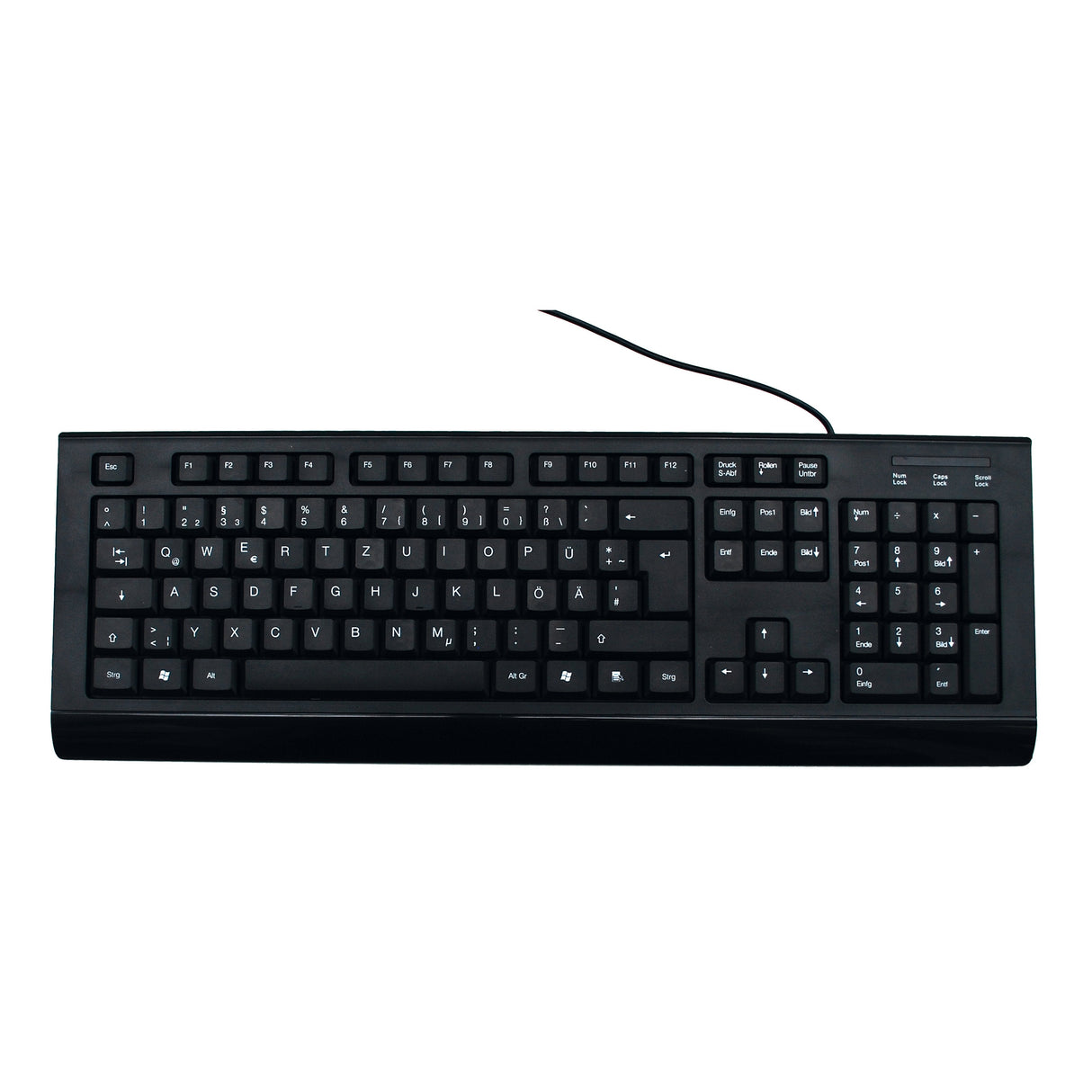 Mediarange Mros101 Teclado Usb Qwertz Alemán Negro