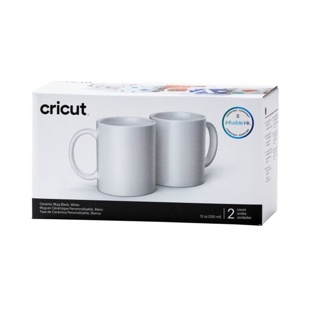 Tazas Cricut (2007821) 340 Ml 2 Tazas Blanco