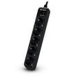 EAN 4712856275858 - CyberPower B0520SC0-DE limitador de tensión Negro 5 salidas AC 200 - 250 V 1,8 m imagen 1