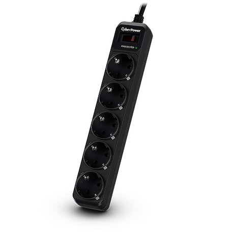 EAN 4712856275858 - CyberPower B0520SC0-DE limitador de tensión Negro 5 salidas AC 200 - 250 V 1,8 m imagen 1