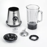 Licuadora Severin Sm 3734, 1 L Batidora De Vaso Negro, Acero Inoxidable 500 W