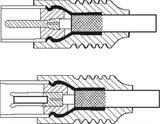 Antenna Connection Cable, 100% Shielded, Ferrite, Gold Plate