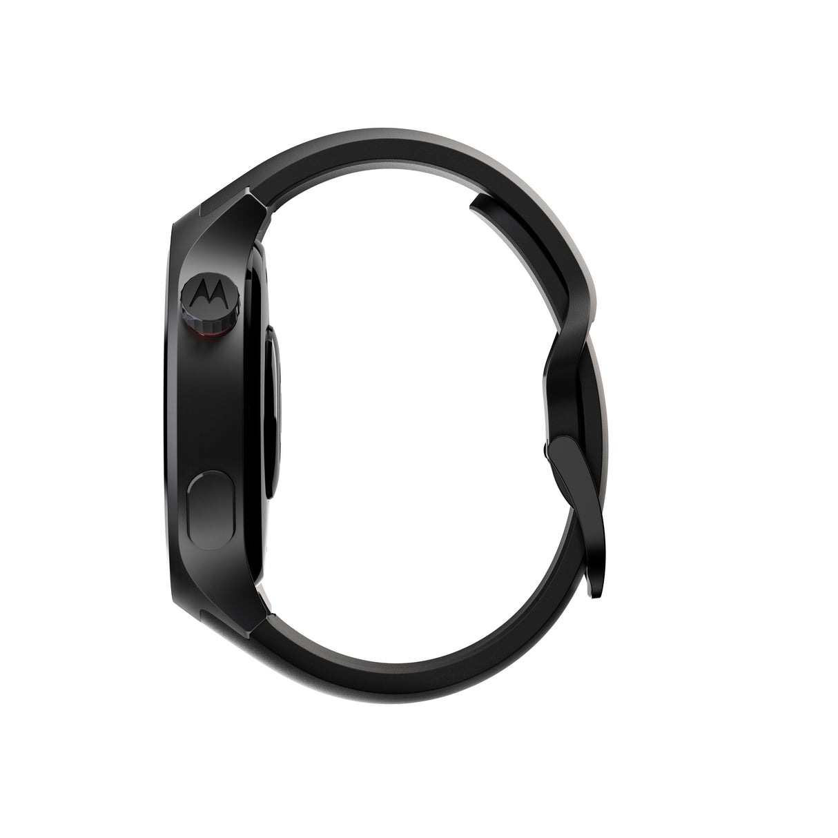 Motorola Moto Watch Negro Mate Reloj Inteligente Con Banda Silicona Pantone Volcanic Ash Pantalla Luminosa 1.4" 4 Gb Bluetooth 40 G