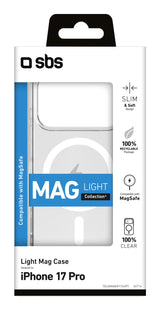 Sbs Light Mag Cover Iphone 17 Pro Transparent