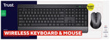 Teclado Trust Trezo Inalámbrico Completo Con Ratón Incluido Y Teclas Multimedia