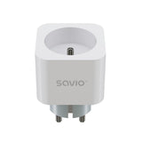 Enchufe Inteligente Savio Wi-Fi, 16a, As-01, Blanco