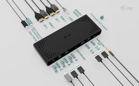 EAN 8595611707100 - i-tec CADUA4KDOCKPDB base para portátil y replicador de puertos Alámbrico USB 3.2 Gen 1 (3.1 Gen 1) Type- imagen 11