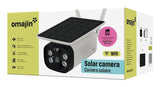 Cámara De Seguridad Inalámbrica Omajin Osc-01-Eu Solar Blanco, Negro
