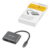 EAN 0065030884433 - StarTech.com CDP2DPHD Adaptador gráfico USB 3840 x 2160 Pixeles Negro, Gris imagen 5