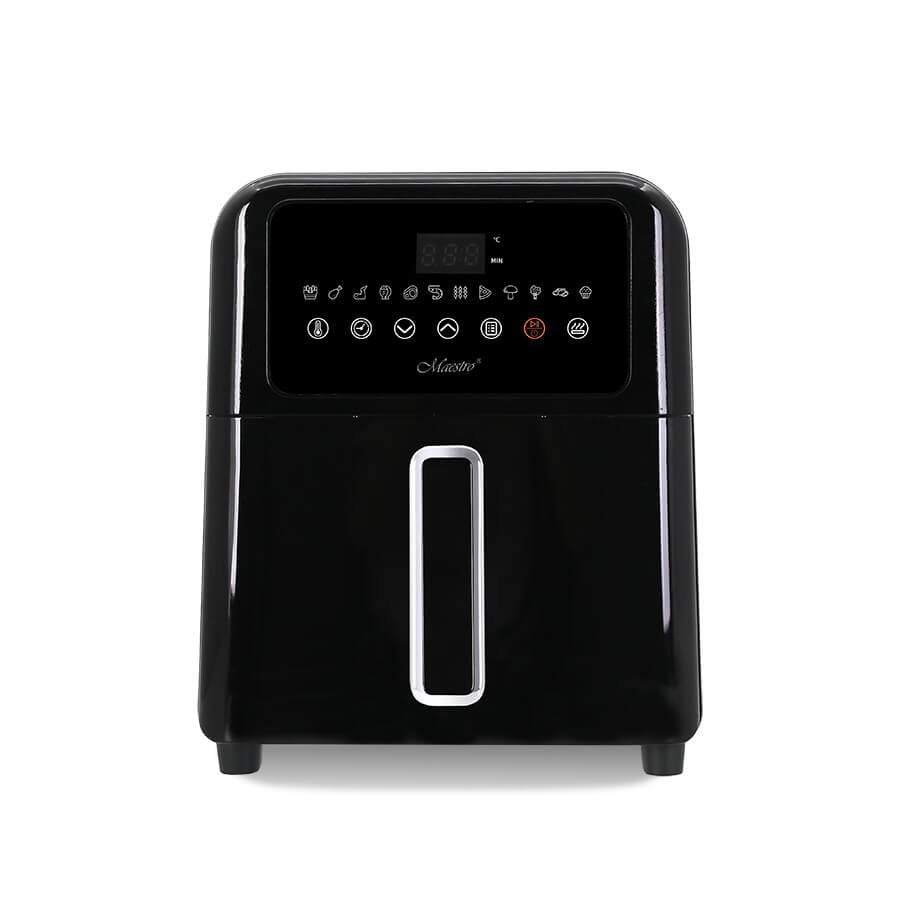 EAN 4820268321459 - Maestro MR-757 freidora Sencillo 6 L Independiente 1700 W Freidora de aire caliente Negro, Plata imagen 1