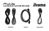 EAN 4948570124558 - iiyama LH6541UHS-B1AG pantalla de señalización 163,8 cm (64.5") LCD 500 cd / m² 4K Ultra HD Negro 24/7 imagen 14