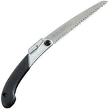 Silky Super Accel Serrucho Plegable De Corte Por Tracción 21 Cm Negro, Acero Inoxidable