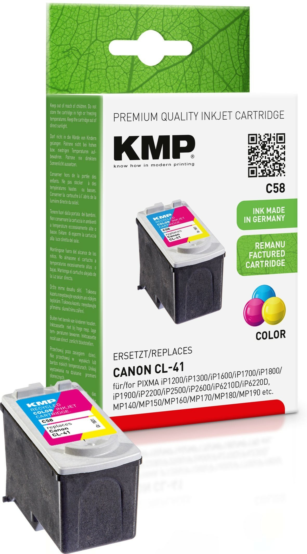 Kmp C58 Cian, Magenta, Amarillo 1 Pieza(S)