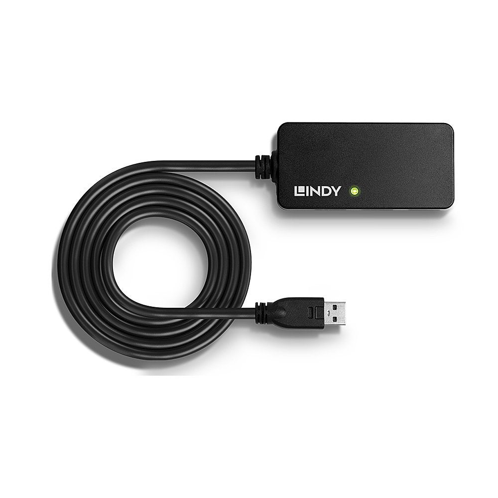 Lindy Usb 3.0 Active Extension Hub Pro 4 Puertos 10m