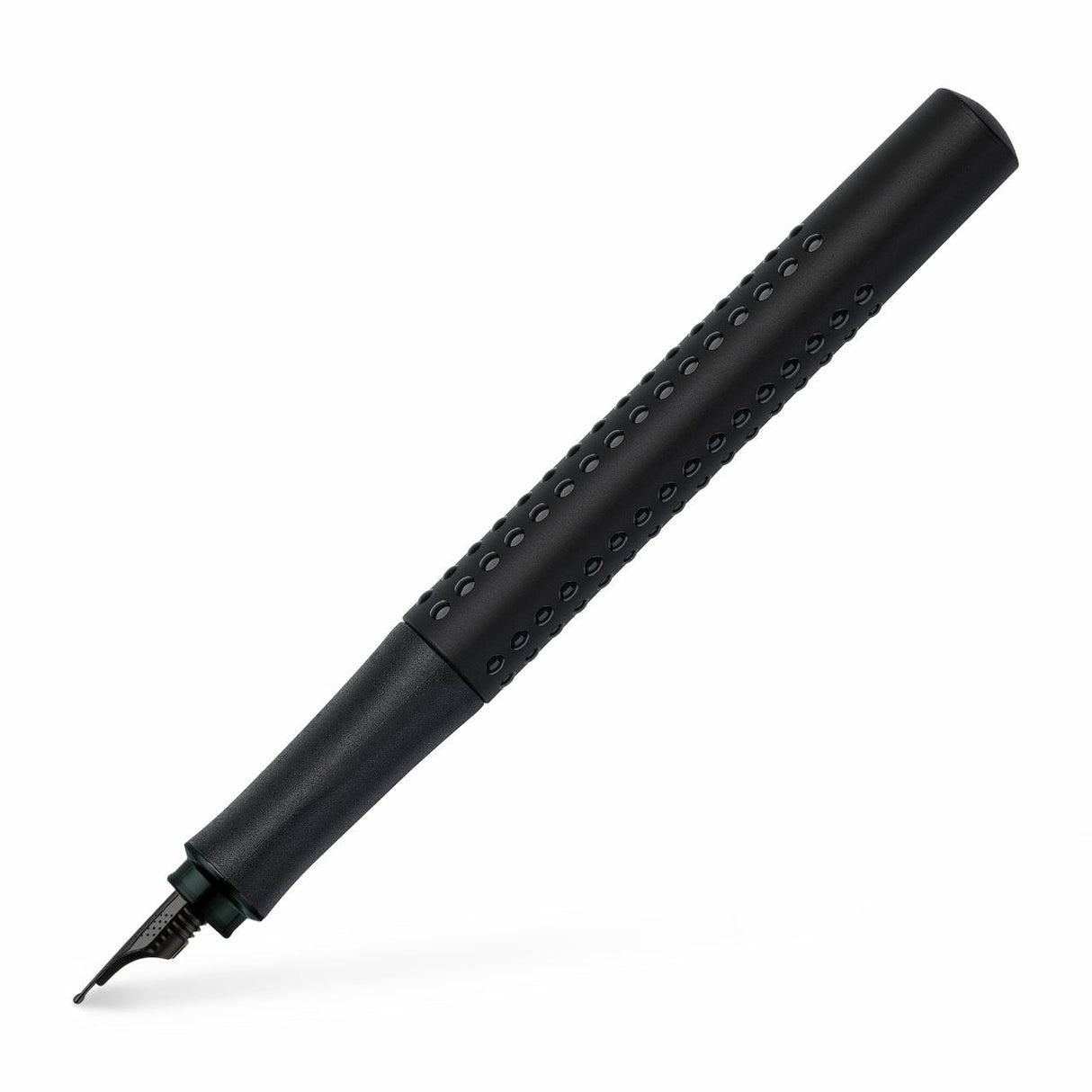 Faber Castell Pluma Estilográfica Grip Edition All Black M Negro