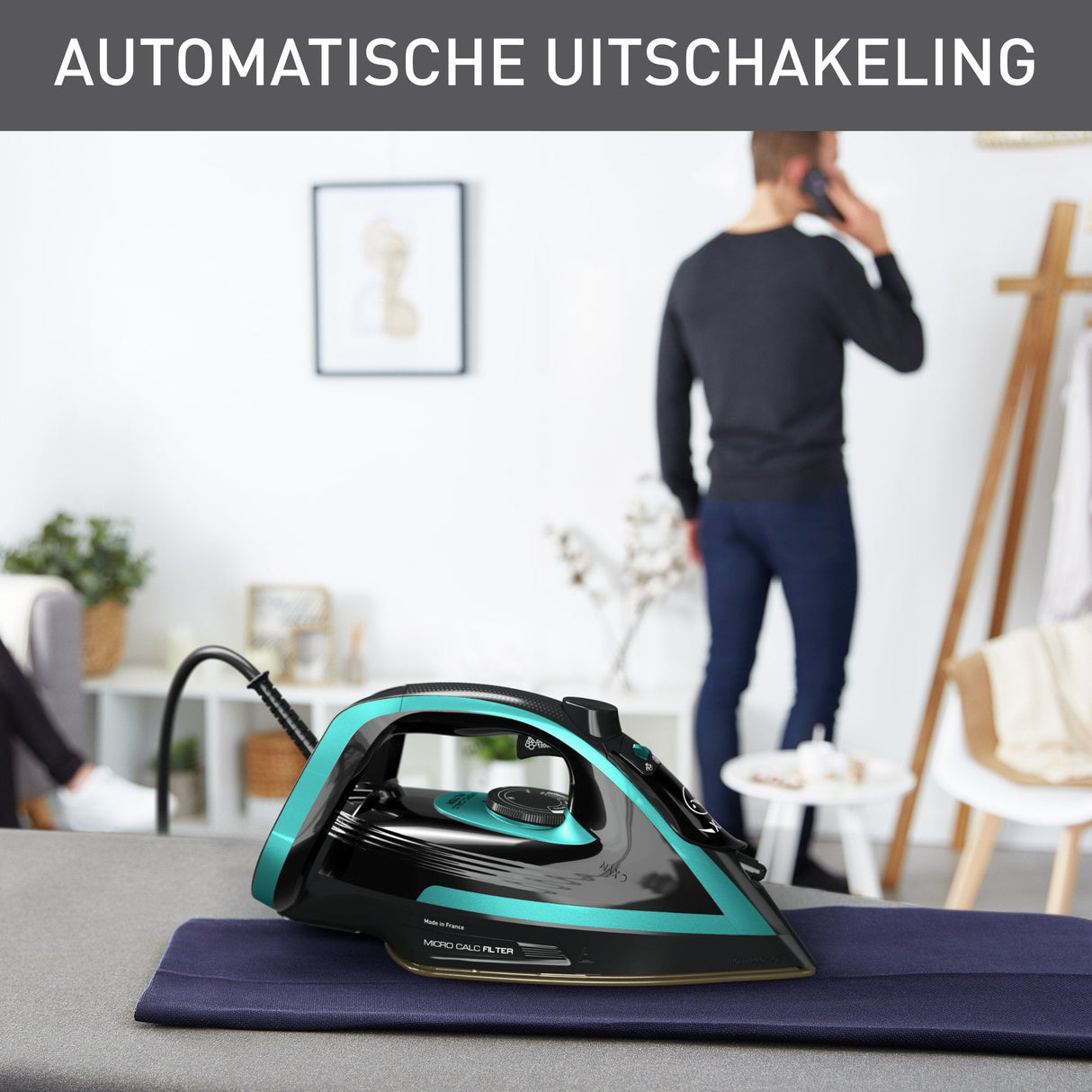 Tefal Plancha  Puregliss Fv8066e0  Negro Azul