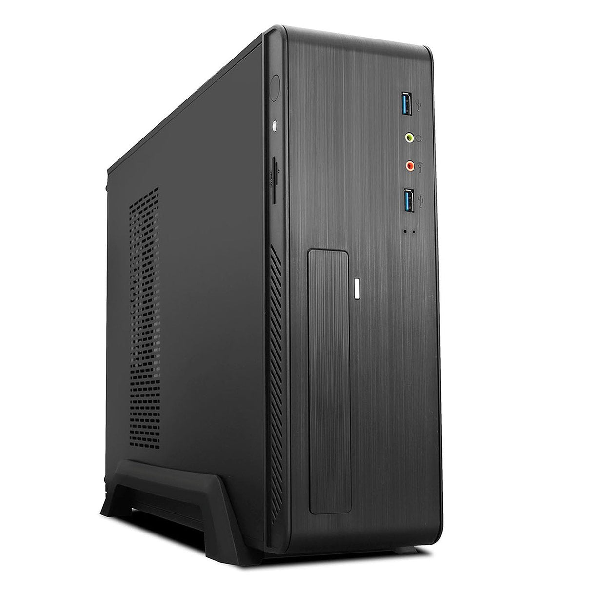 Tooq Caja Micro Atx, Mini Itx Slim - Fuente De Alimentacion 500w - 1x Hdd3,5 + 1x Sdd2,5 + 1x Hdd5.25 - 2x Usb 3.0, Sd