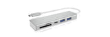 Lector De Tarjetas Externo Raidsonic Hub Y Icybox Usb 3.0 Type-C Ib-Hub1413cr