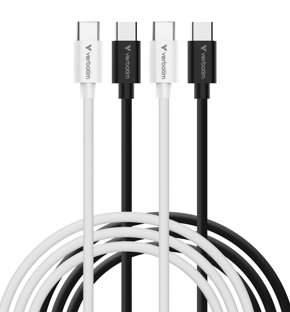 Verbatim Usb-Kabel Essentials, 2pack, Usb 2.0, Usb-C/Usb-C